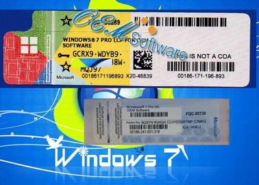 デジタルWindows 7専門家免許証のキー、自動改善のWindows 7プロCoaのキー