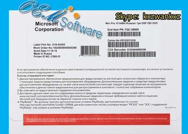 DVDの指示のWindows 10のプロ64ビットOemのオンライン活発化のキーCoaのステッカー