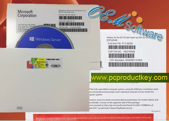 元の64ビットWindowsサーバー2012 R2 Datacenter小売り箱DVD Oemプロダクト キー
