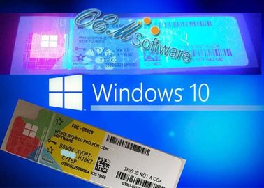 全体的な働くWindows 10の専門家免許証のキーのWindows Coaのステッカーのプロ ホームキー免許証
