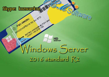 元のWindowsサーバー2016標準的なR2 OemのパックCoaのステッカーの小売りのキー免許証
