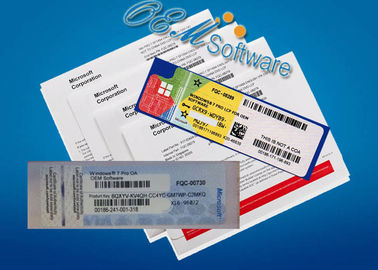フランスのWindows 7 Coaステッカーおよび免許証が付いている専門Oemのパック