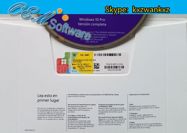 COA Windows 10プロOemの小売りの活発化のキーのDvd箱