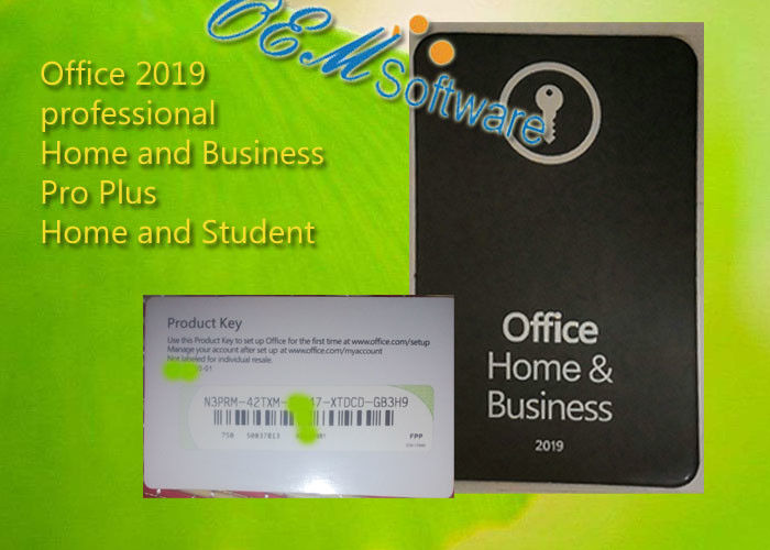 元のマイクロソフト・オフィス家およびビジネス2019年のHB PKCプロダクト鍵カードの結合のキー